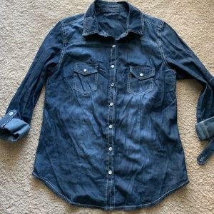 womens jean shirt